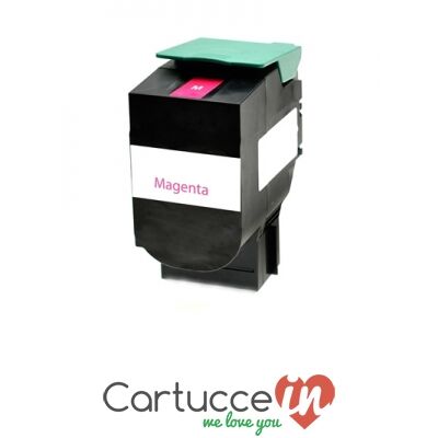 CartucceIn Cartuccia toner magenta Compatibile Lexmark per Stampante LEXMARK CS410N