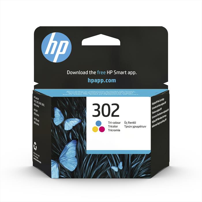 HP Cartuccia 302 Tricromia F6u65ae-tricromia