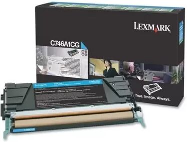 Toner originale Lexmark C746N CIANO