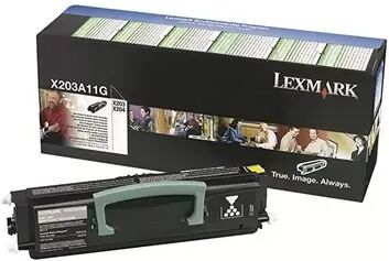 Toner Lexmark X203A11G originale NERO