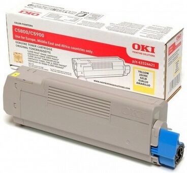 Toner originale Oki C5900 GIALLO