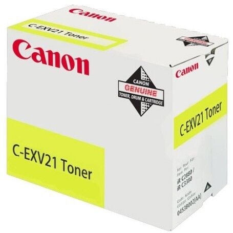Canon C-EXV21 cartuccia toner 1 pz Originale Giallo (0455B002AA) (0455B002)
