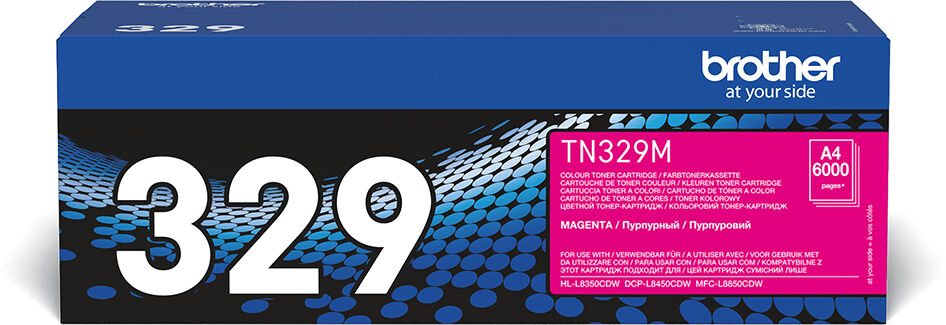 Brother TN-329M cartuccia toner 1 pz Originale Magenta [TN329M]