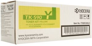 Kyocera Toner Giallo Tk-590Y 1T02Kvanl0 5000 Copie Originale