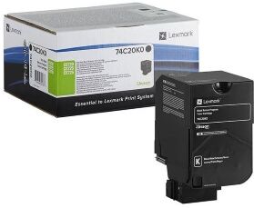 Lexmark Toner Nero 74C20K0 Cs/Cx725 3000 Copie Originale