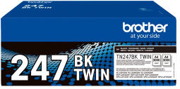 Brother Multipack Nero Tn-247Bk Twin 3000 Copie Originale