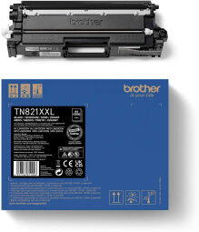 Brother Toner Nero Tn-821Xxlbk 821Xxl 15000 Copie Originale