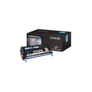 Lexmark X560H2CG cyan toner hög kapacitet (original)