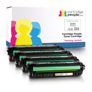 Own Brand HP 508X High Capacity Multipack - Full Set of 4 Toner Cartridges (Cartridge People)