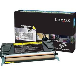 Lexmark - High Yield - yellow - original - toner cartridge - LCCP, LRP