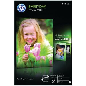 Original HP Everyday Glossy Photo Paper 200gsm (10x15cm) - 100sh