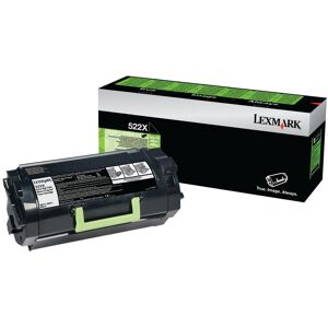 Original Lexmark 522X Extra High Cap Black Toner Cartridge