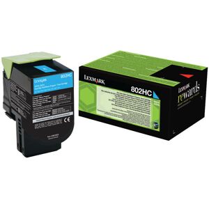 Original Lexmark 802HC High Cap Cyan Toner Cartridge