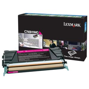Original Lexmark C748H1MG Magenta High Yield Toner Cartridge