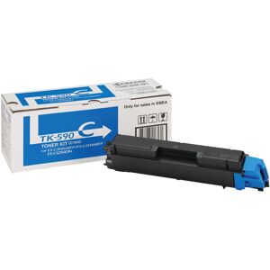 Original Kyocera TK-590C Cyan Toner Cartridge