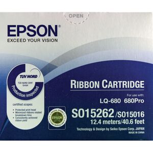 Original Epson C13S015262 Black Ribbon Cartridge