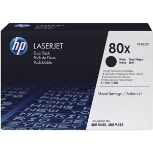 Original HP 80X High Capacity Toner Dual Pack