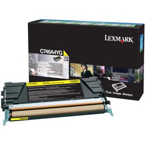 Original Lexmark C746 Yellow Toner Cartridge