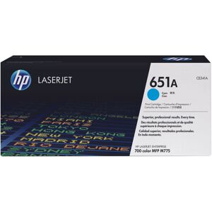 Original HP 651A Cyan Toner Cartridge (CE341A)