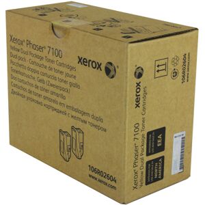 Original Xerox 106R02604 High Capacity Yellow Toner Cartridge Twin