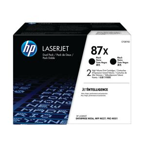 Original HP 87X High Capacity Black Toner Cartridge Twin Pack