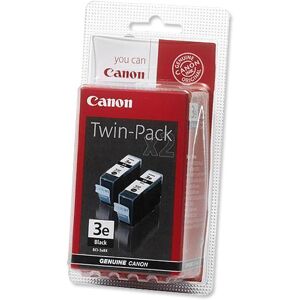 Original Canon BCI-3EBK Black Ink Cartridge Twin Pack