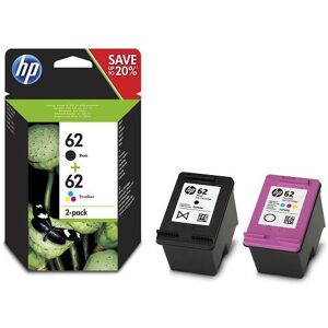 Original HP 62 Ink Cartridge Combo Pack (J3M80AE)