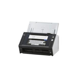 Ricoh Image Scanner N7100E - Dokumentscanner - Dual CIS - Duplex - 216 x 355.6 mm - 600 dpi x 600 dpi - op til 25 ppm (mono) / op til 25 ppm (farve) - ADF (50 ark) - op til 4000 scanninger pr. dag - Gigabit LAN
