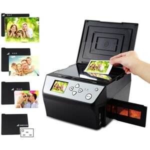 SikRea Scanner De Film 22 MP 35 Mm Et 135 (Stocké dans Une Carte SD/Ordinateur USB) + éCran LCD 5", NuméRisation Multifonction Haute Vitesse – Photo/Document/Carte De Visite - Publicité