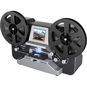 DIGITNOW ! Scanner de Pellicule pour Films Super 8/8 mm,Vidéo 8 Film Digitizer,Convertir Les Rouleaux Super 8 en Numériseur MPEG HD1080P, INCL. Carte Mémoire 32 Go et 2,4poLCD MovieMaker, Gris - Publicité