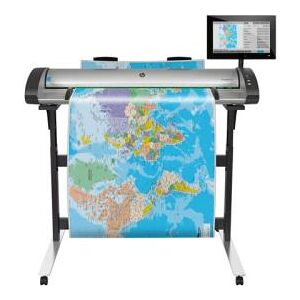 HP SD Pro 2 - Scanner à rouleau - Capteur d'images de contact (CIS) - largeur de balayage maximale : 44" - 1200 dpi x 1200 dpi - USB 2.0, Gigabit LAN, USB 3.2 Gen 1 - gouvernement fédéral - Publicité