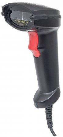 Manhattan 177429 lettore di codici a barre 1D/2D Laser Nero Handheld bar code reader