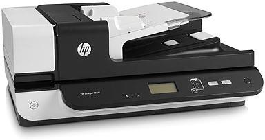 HP Scanjet Enterprise 7500 Piano e con alimentatore automatico di documenti 600 x 600DPI A4 Nero, Grigio