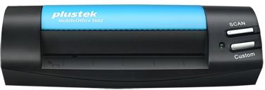 Plustek MobileOffice S602 1200 x 1200 DPI Scanner per biglietti da visita Nero, Blu A6