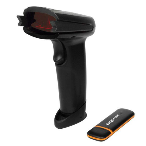 Approx APPLS03 lettore di codici a barre 1D Laser Nero Handheld bar code reader