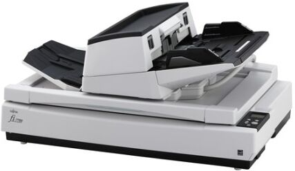 Fujitsu fi-7700 Scanner piano e ADF 600 x 600 DPI A3 Nero, Bianco (PA03740-B001)