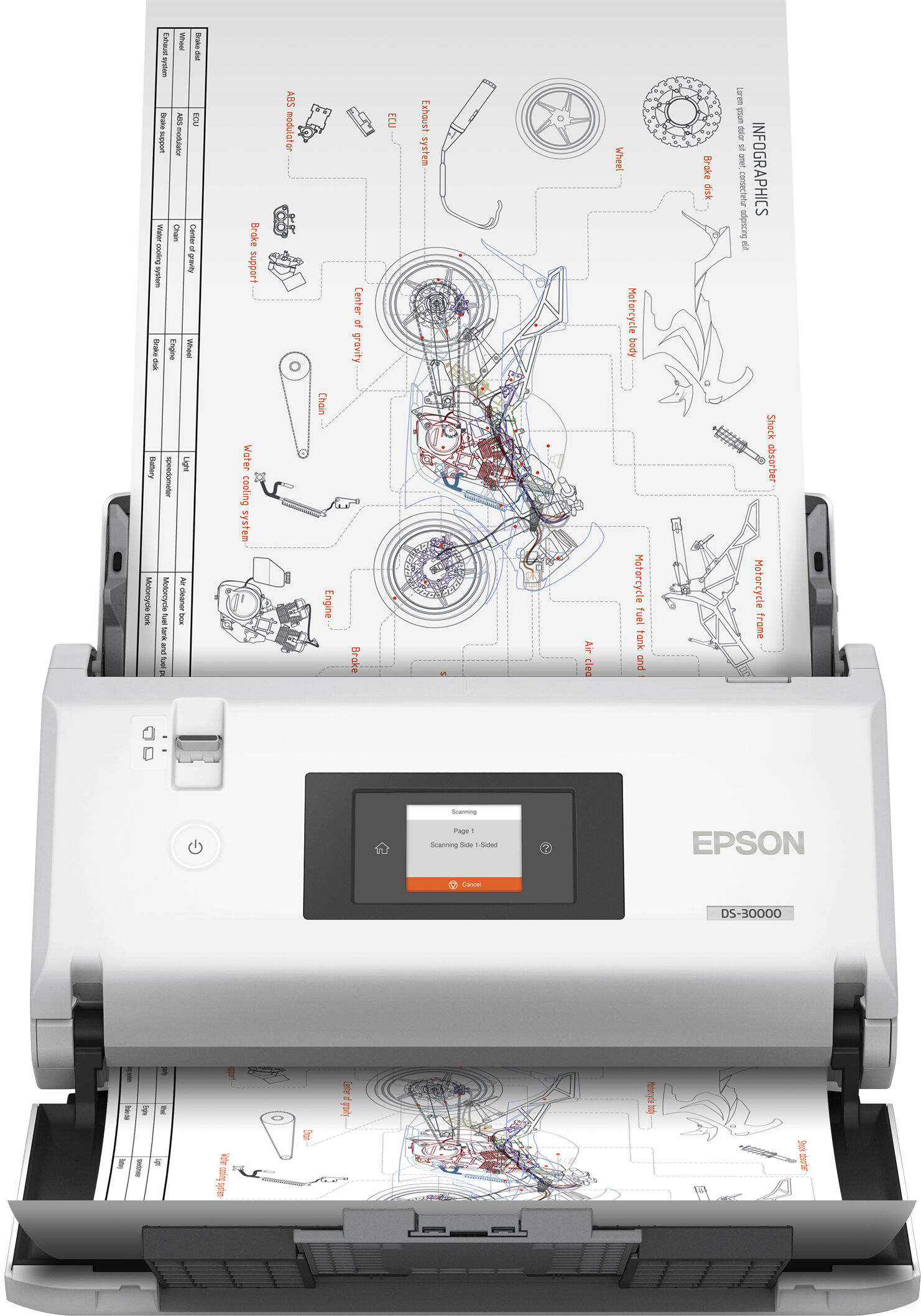 Epson Scanner  WorkForce DS-30000 [B11B256401]