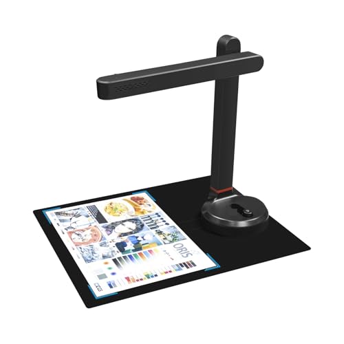 SEEXBY Document Camera Boek Scanner T101 Auto Document Scanner, Max A4 A3 formaat met Smart OCR Led Tafel Bureaulamp voor Familie Thuiskantoor Boek & Document Scanner (kleur: SD-3000NC, Maat: 1)