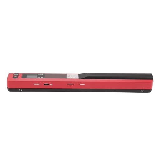 Generic Handheld Beeldscanner Draagbare Scanner voor fotofoto's, 3D-scanners (rood)