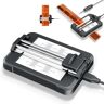 Bewinner Filmsnijder, Verstelbare Filmtrimmer met LED-achtergrondverlichting, Helderheid met 11 Niveaus, Antislip Schuifsnijder voor 35 Mm, 120 Filmstrips, met USB C-voeding, voor Scannen