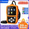 Foxwell-scanner automotivo nt201  leitor de código obd2  verificação do motor  ferramentas de