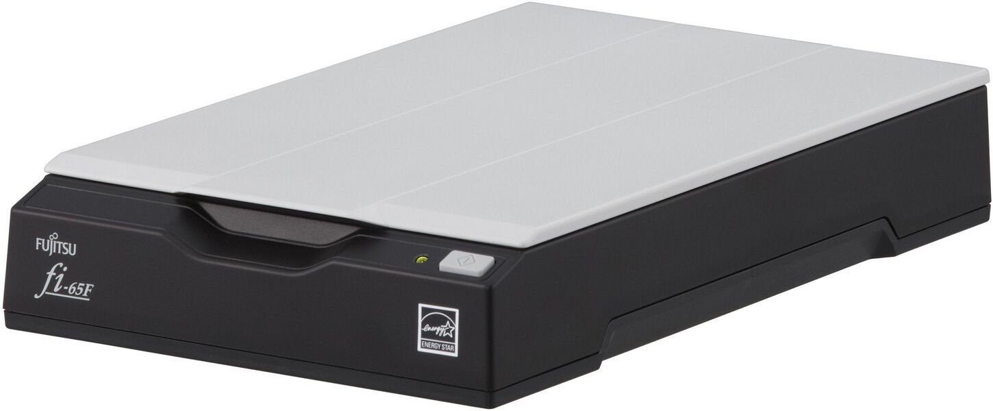 Fujitsu Scanner Fi-65f 600x600 Dpi Flatbed Preto / Cinzento - Fujitsu