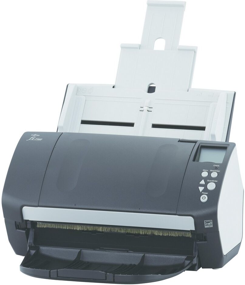 Fujitsu Scanner Fi-7180 600x600 Dpi Adf A4 Preto / Branco - Fujitsu