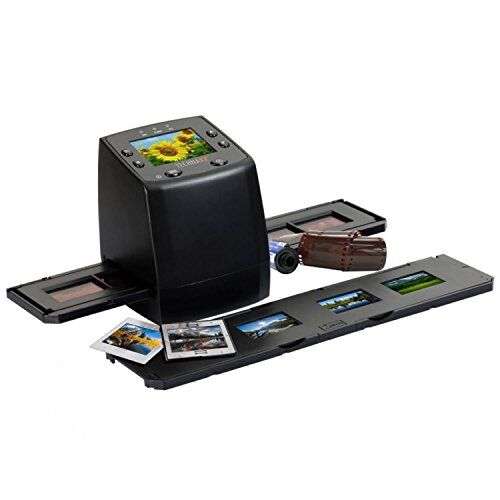 4166 Technaxx  DigiScan DS-02-skanner för negativa filmer och bildfilmer (SD-kortplats, 2,4 tum (2,4 tum) TFT-skärm, USB 2.0)