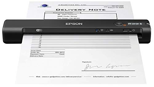 B11B253401 Epson Workforce ES-60W dokumentscanner (DIN A4, 600dpi, USB 2.0), 27.2 x 4.7 x 3.4 cm