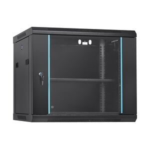 VEVOR 9U Wandmontage-Netzwerkserver-Rack-Schrankgehäuse 15,5'' tiefes Türschloss