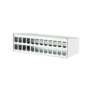 Metz CONNECT Modul AP-Gehäuse 2x12 Port reinweiß RAL9010