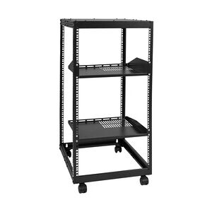 VEVOR 20U 4 Post Open Frame Server Rack Netzwerkgehäuse 23''-40'' verstellbar