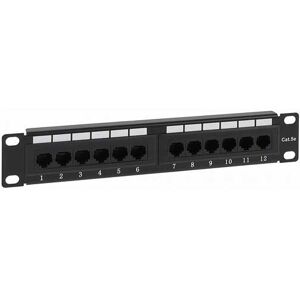 12ports Patch Panel Utp Cat5e Für Rack-Kasten 10