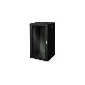 DIGITUS Professional DN-19 20U-6/6-SW - Rack kabinet - vægmonterbar - sort, RAL 9005 - 20U - 19